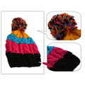 Hand Knitted Winter Warm Hat with Pineapple Design